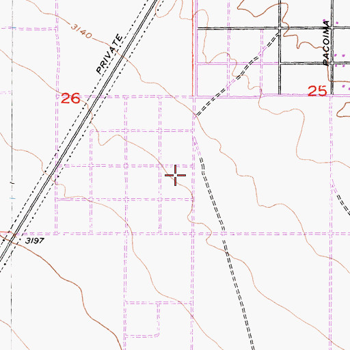 Topographic Map of San Bernardino County Fire Department Station 313 Victorville, CA