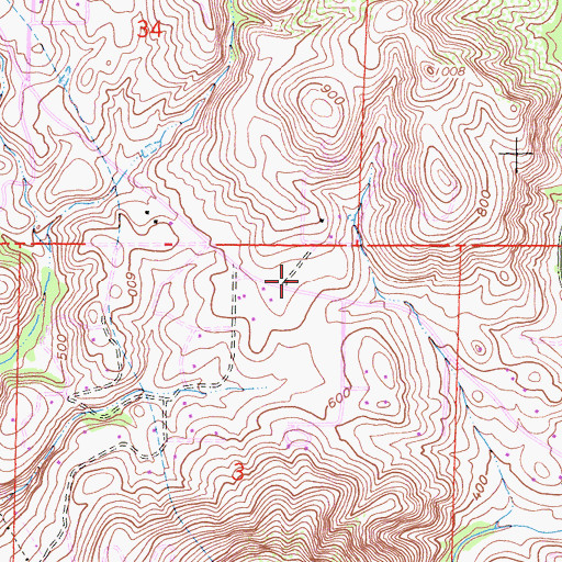 Topographic Map of Elfin Forest - Harmony Grove Fire Department, CA