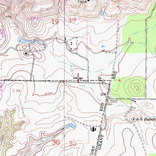 Topographic Map of Rancho Santa Fe Fire Protection District Station 2 and Training Facility, CA