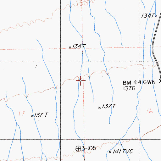 Topographic Map of Chuckawalla Valley State Prison Fire Department, CA