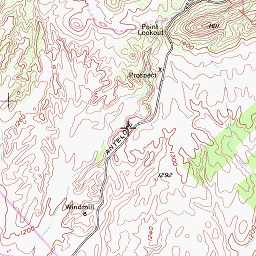 Topographic Map of Murrieta Fire Department Station 2, CA