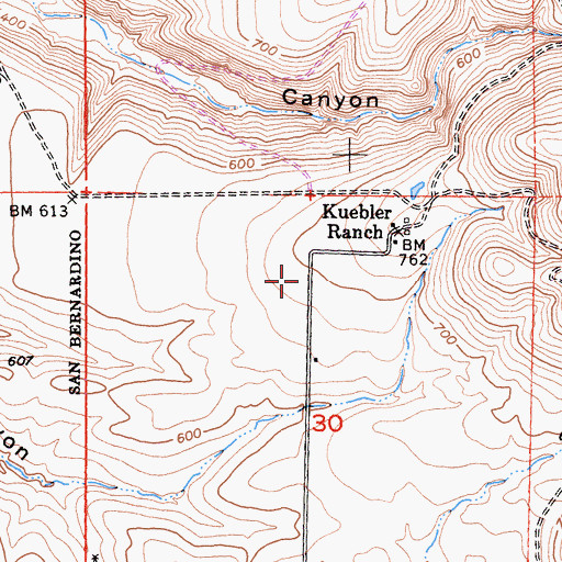 Topographic Map of California Department of Forestry and Fire Protection Station 26 Donovan, CA