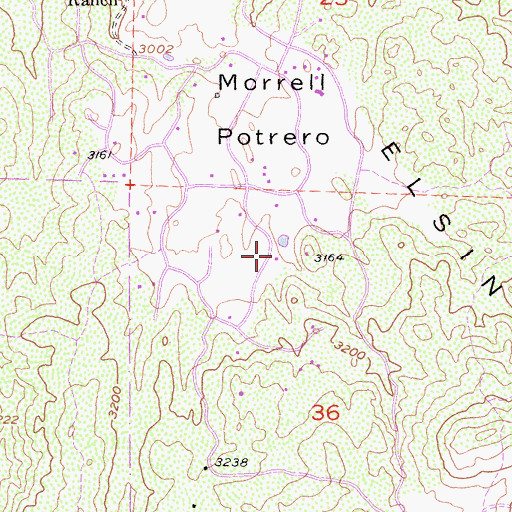 Topographic Map of Riverside County Fire Department Station 74 Rancho Capistrano, CA