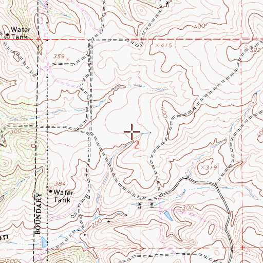 Topographic Map of San Diego Fire - Rescue Department Station 46, CA