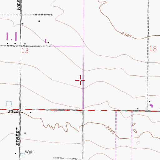 Topographic Map of Los Angeles County Fire Department Station 130, CA