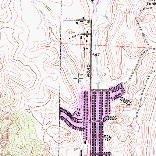Topographic Map of Poway Fire Department Station 3, CA