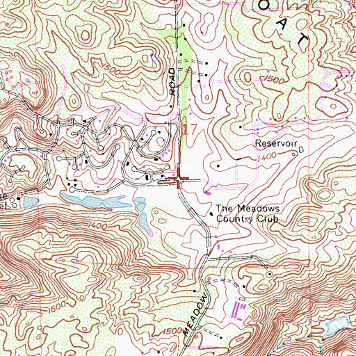 Topographic Map of CAL FIRE Deer Springs Fire Station 3, CA