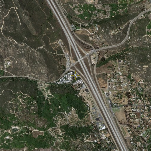 Aerial/Satellite Image of California Department of Forestry and Fire Protection Station 12 Escondido, CA