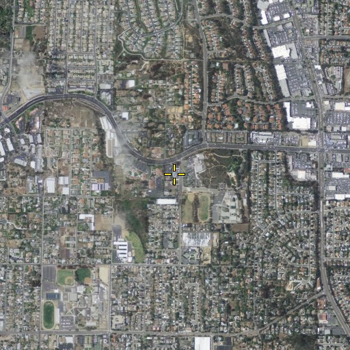Aerial/Satellite Image of Encinitas Fire Department Station 5, CA