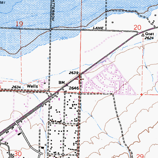 Topographic Map of Kern County Fire Department Station 71 - Southlake, CA