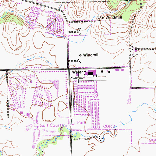 Topographic Map of Paso Robles Department of Emergency Services Fire Station 2 Sherwood, CA