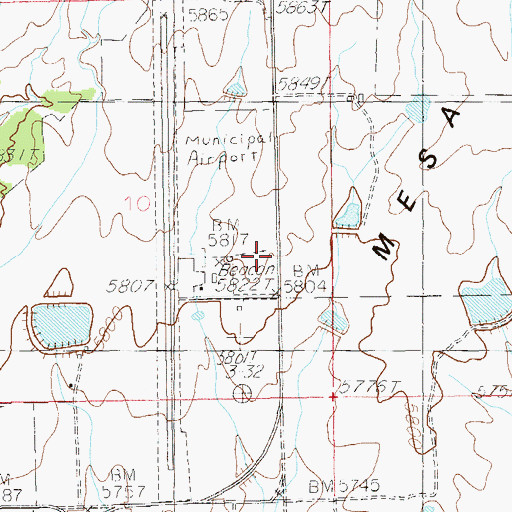 Topographic Map of Eagle Air Med, UT