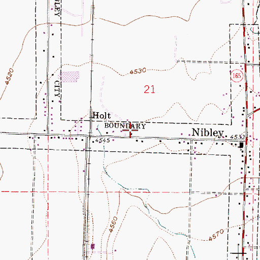 Topographic Map of Millville / Nibley First Responders, UT