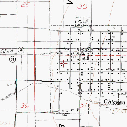 Topographic Map of Levan Fire Department, UT