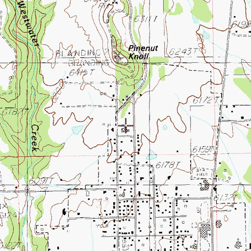 Topographic Map of San Juan Emergency Medical Services - Blanding, UT