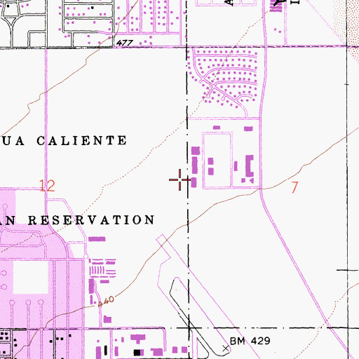 Topographic Map of American Medical Response Desert, CA