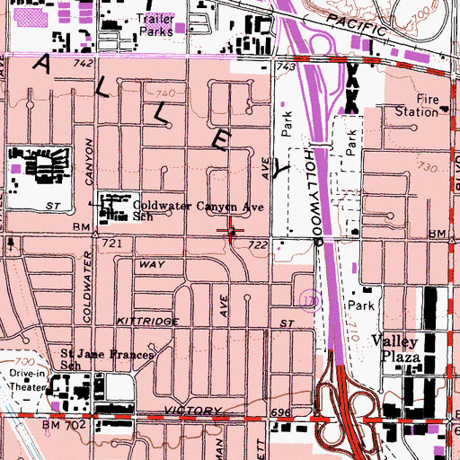 Topographic Map of Impulse Ambulance, CA