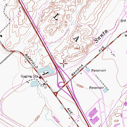 Topographic Map of American Medical Response Temecula, CA