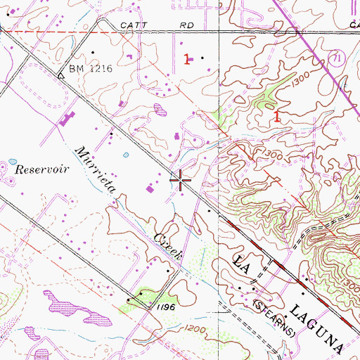 Topographic Map of American Medical Response Wildomar, CA