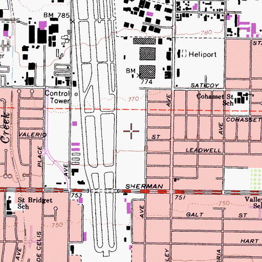 Topographic Map of Air Rescue International, CA