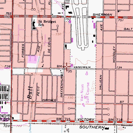 Topographic Map of Schaefer Ambulance Service, CA