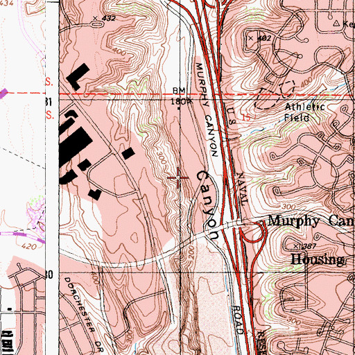 Topographic Map of Pacific Ambulance, CA