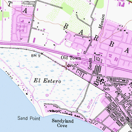 Topographic Map of American Medical Response Station 1, CA