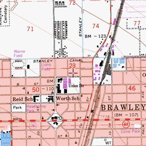 Topographic Map of Schaefer Ambulance Service, CA