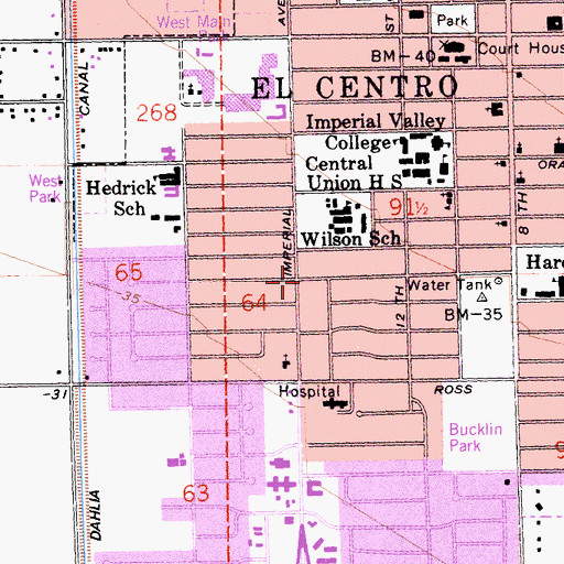 Topographic Map of Schaefer Ambulance Service, CA