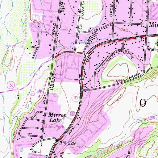 Topographic Map of Lifeline Medical Transport, CA