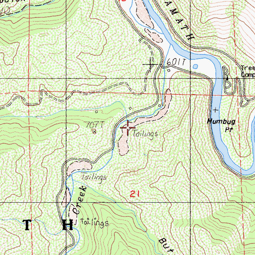 Topographic Map of Clear Creek, CA