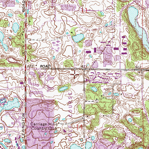 Topographic Map of Eagan Fire Department Station 2, MN