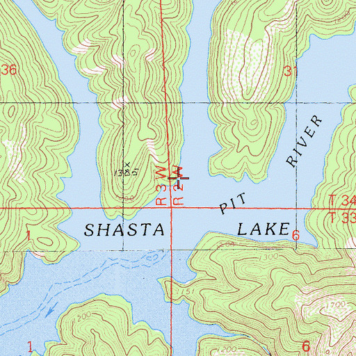 Topographic Map of Dead Horse Creek, CA
