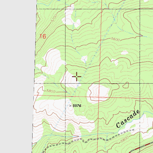 Topographic Map of Donnell Tunnel, CA