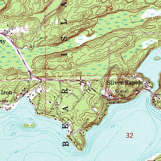 Topographic Map of Morse Fire Department, MN