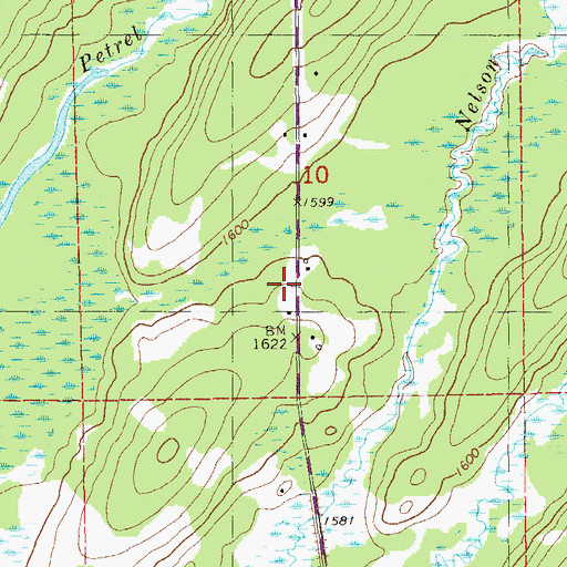 Topographic Map of Brimson Area Volunteer Fire Department, MN