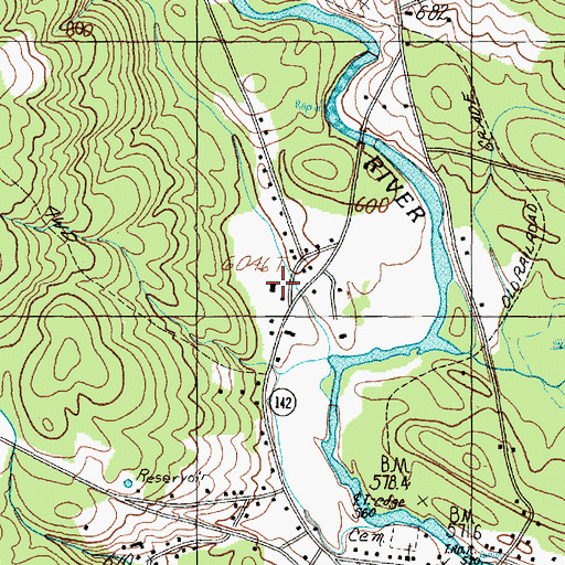 Topographic Map of Northstar Emergency Medical Services Phillips Station, ME