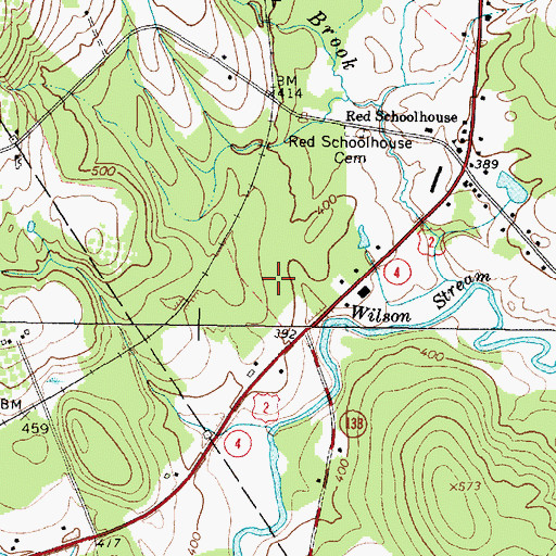 Topographic Map of North Star Emergency Medical Ambulance Services, ME