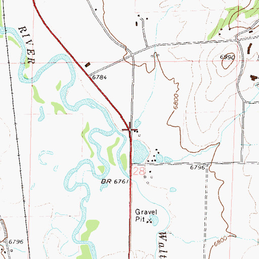 Topographic Map of Steamboat Springs Fire Rescue Mountain Fire Station, CO