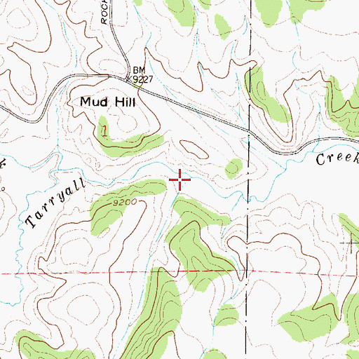 Topographic Map of Jefferson - Como Fire Protection District Station 3 Stagestop, CO
