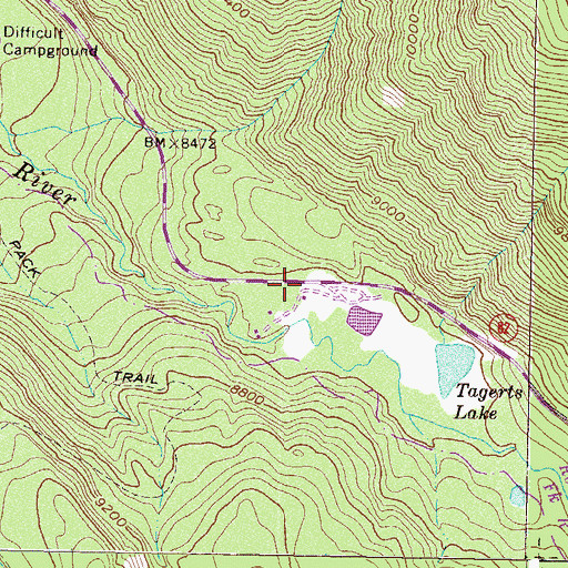 Topographic Map of Aspen Fire Protection District Substation, CO