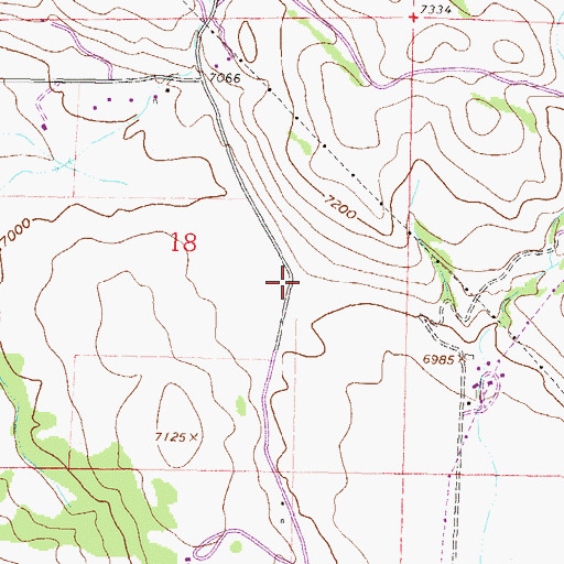 Topographic Map of Carbondale and Rural Fire Protection District Station 8500, CO