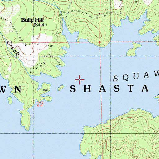 Topographic Map of First Creek, CA