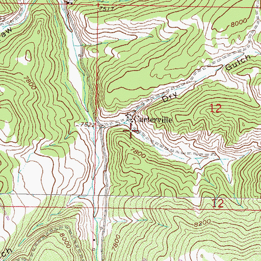 Topographic Map of Eagle River Fire Protection District Cordillera - Chaveno Station 15, CO