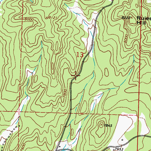 Topographic Map of Upper Pine River Fire Protection District Station 6, CO