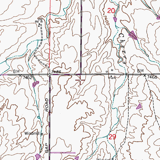 Topographic Map of Black Forest Fire - Rescue Protection District Station 2, CO