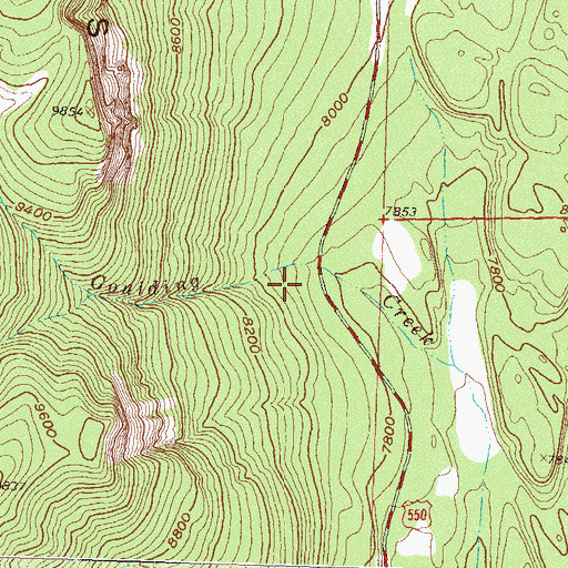 Topographic Map of Durango Fire and Rescue Authority Station 14 - Tammaron Station, CO