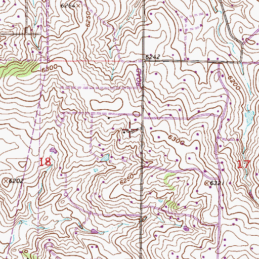 Topographic Map of South Metro Fire Rescue Authority Station 47, CO