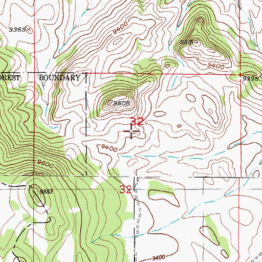 Topographic Map of Hartsel Fire Protection District Station 5, CO