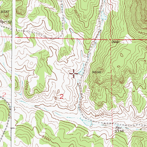 Topographic Map of Jefferson - Como Fire Protection District Station 4 Buffalo, CO